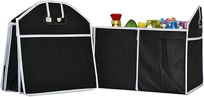 Organizer of car shoes, non -slip foldable storage bag with several storage spaces, large capacity storage box with transport handle for SUV, Jeep and Sedan.. No more overpriced stores — DIAYTAR Nigeria brings the best to your door.