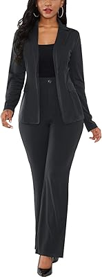 Blazer woman set two -room long sleeves and slim cut with long work pants.. DIAYTAR NIGERIA makes online shopping accessible to all with budget-friendly prices and reliable delivery.