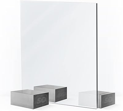 Bidirectional mirror by speedyorders - 2 -way acrylic mirror leaf - 2 -way mirror See through the mirror - Plexiglas leaf - Intelligent mirror - Bidirectional mirror glass - unbreakable made in the United States 1/8 "12x12 inches.. DIAYTAR NIGERIA: Making quality products accessible to all Nigerians at affordable prices.