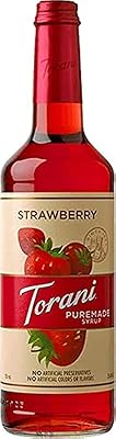 Torani puremed drink - Strawberry flavor - PET bottle - 750 ml.. DIAYTAR NIGERIA delivers happiness in 5-8 days with our affordable and diverse product range.