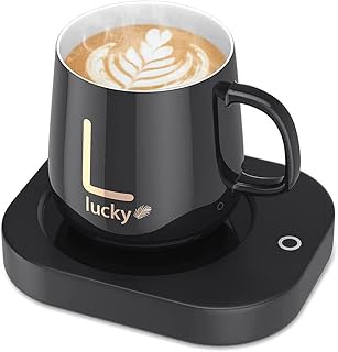 Gerefic coffee loss heaters, electric desktop with automatic 4-hour automatic stop, 2 temperature settings, smart heating to warm and reheat coffee, drinks, milk, tea, chocolate with cup.. DIAYTAR NIGERIA: Nigeria's answer to affordable online shopping with reliable 5-8 day delivery guarantee.
