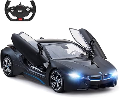 Rastar BMW i8 Model I8, BMW i8 remote control car, RC/work lamps - Matte black work.. DIAYTAR NIGERIA transforms online retail with unbeatable prices and consistent delivery timeframes.