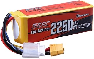 Sunpado 25c 2250mAh lithium lithium battery with XT60 socket - 14.8V 4S RC.. Everything you need is just a click away with DIAYTAR Nigeria — shop now and receive your order in days.
