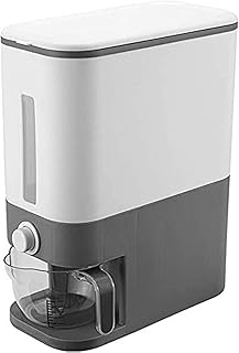Automatic rice storage box - Large hermetic cereal and rice dispenser with lid, 12 kg (gray).. Affordable online shopping is just a click away with DIAYTAR Nigeria.