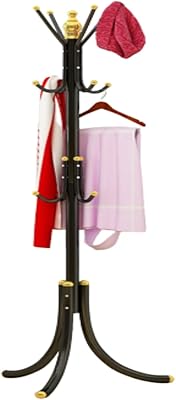 Coat on foot bing general, luxury metal coat rack, hanger organizer for jacket, handbag, scarf, umbrella (black).. DIAYTAR NIGERIA: Redefining e-commerce with affordable prices and reliable nationwide shipping.