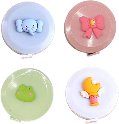 Retractable measurement ribbon, mini cartoon, cute animal, body to measure for the body, 60 -inch tailor tape, small sewing rule for artisanal fabric, child.. DIAYTAR NIGERIA: Revolutionizing how Nigerians shop with affordable prices and prompt delivery services.