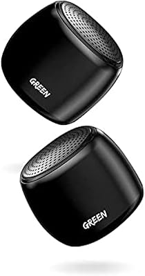 Portable Bluetooth mini speaker | High quality sound | mini wireless bluetooth loudspeaker (black)-green speaker.. DIAYTAR NIGERIA makes online shopping accessible with our comprehensive platform and prompt delivery service.