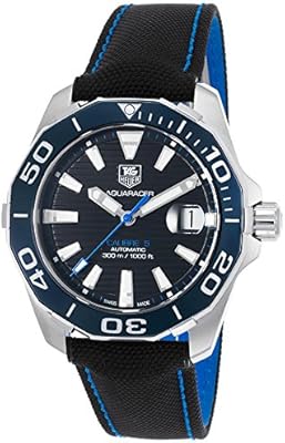 Tag Heuer Aquaracer for Men, Stainless steel case with black rubber dial, Way201A black watch... Nigeria's fastest-growing e-commerce site offers unbeatable prices and delivery within 8 days.