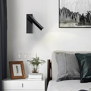 LED Wall LED 3W LED with 350 degree rotary switch, modern interior reading lamp (black).. Shop with ease at DIAYTAR NIGERIA and enjoy our extensive product range delivered at affordable rates.