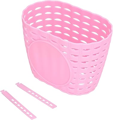 Bike basket for children, 4.7 x 5.9 x 8 inch bikes for robust plastic plastic and wear resistant for children's children's bikes.. DIAYTAR NIGERIA: Your trusted e-commerce partner with extensive product choices and affordable delivery.