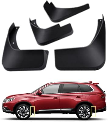 Kit of mud for Mitsubishi Outlander 2016-2021 Topgril 4 pieces.. DIAYTAR NIGERIA redefines convenience with our vast product selection and swift nationwide delivery.