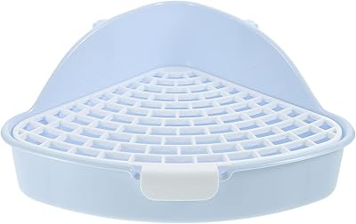 Litière tray for rabbit Himoblu, small triangular litter tray for pets, corner litter tray, cleanliness training for rabbits, hamster, chinchilla of Guinea (blue).. Enjoy the simplicity of shopping with DIAYTAR NIGERIA, offering vast choices delivered in just 5-8 days.