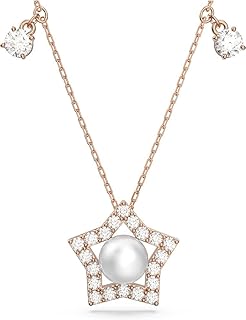 Swarovski Stella White/Ros 5645382 Stella necklace, única, metal, without precious stone.. DIAYTAR NIGERIA redefines convenience with our diverse marketplace and affordable nationwide shipping.