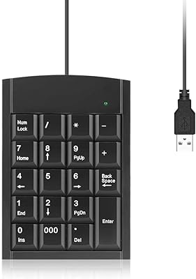 Digital pavement, Portable wired digital keyboard with 19 keys, keyboard accessories with multiple laptop shortcuts, desktop computer, laptop.. Transform how you shop with DIAYTAR NIGERIA's vast selection and budget-friendly delivery options.