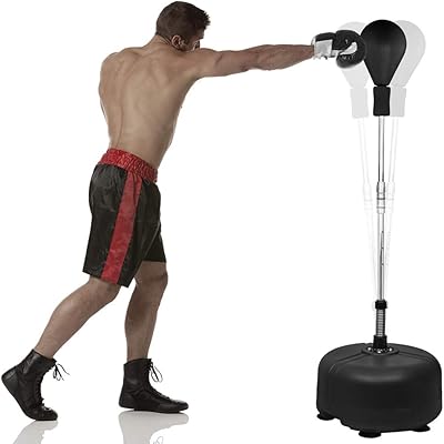 Boxing bag with adult support, adjustable height - on foot boxing bag - ideal for training, stress relief and fitness.. DIAYTAR NIGERIA: Where every purchase is affordable and delivery is always within a week.