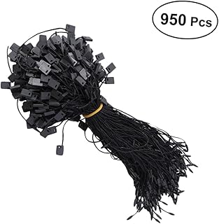 Coheali 950 pieces of string clothes, hanging labels, chain attachments, clothing labels, clothing labels, electric cable fasteners, price labels, hanging rope, grain scarf, black zipper hook.. Experience retail satisfaction with DIAYTAR NIGERIA's comprehensive platform and prompt shipping service.