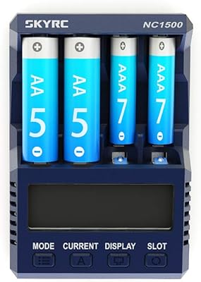 Goolsky Ski RC1500 smart battery analyzer and charger with 4 locations for AA-AAA.. DIAYTAR NIGERIA brings the marketplace home to you with affordable prices and delivery in 5-8 days.