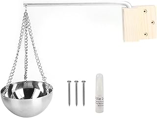 Plplaaoo sauna oil cup, stainless steel aroma cup, bowl Suspended sauna oil perfume, sauna aromatherapy oil, sauna accessories, sauna and spa, silver, silver, silver, silver.. DIAYTAR NIGERIA: Where shopping is easy, prices are low, and delivery is just days away.