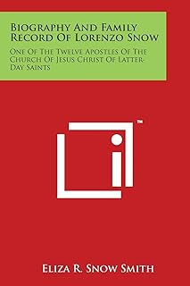 Biography and family register of Lorenzo Snow: one of the twelve apostles of the Church of Jesus Christ of the Holy Days.. DIAYTAR NIGERIA makes online shopping accessible with our comprehensive platform and prompt delivery service.