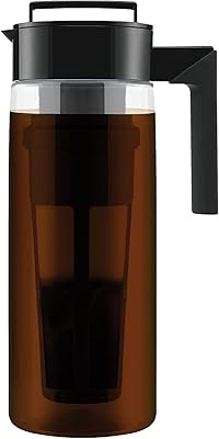 Cold infusion coffee maker Ucraft Kitchen - Capacity of 2 liters - Service and iced coffee storage pit - Casse -resistant - Anti -leak - adapts to most refrigerator doors.. DIAYTAR NIGERIA delivers happiness in 5-8 days with our affordable and diverse product range.