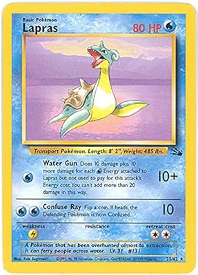 Pokémon - Lapras (25) - Fossil.. DIAYTAR NIGERIA combines affordability with convenience, delivering your purchases within 5-8 days.