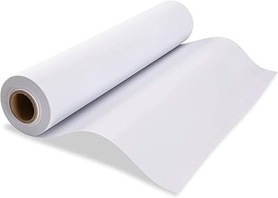 A 25 -meter -long white kraft paper roll for drawing, gift packaging and children's DIY.. Shop with confidence on DIAYTAR Nigeria — quality products and timely delivery.