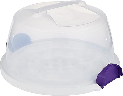 Support for cupcakes and round plastic Wilton, transparent, 25.4 cm (10 inches), model 2105-3280.. Experience convenient online shopping on DIAYTAR Nigeria — wide selection and affordable delivery.