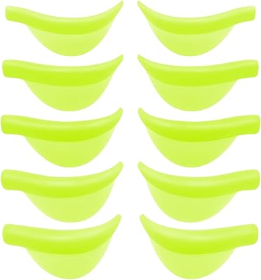 Making Tech 10 pieces of reusable silicone eyelash cans, 5 sizes, eyelash lifting stems, beauty tool for lady lifting for different lengths (green).. DIAYTAR Nigeria: Where affordability meets fast and reliable e-commerce service.