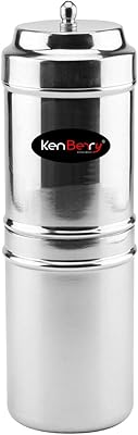 Kenberry coffee filter in 2 cups 100 ml stainless steel.. Your ideal shopping companion, DIAYTAR NIGERIA offers unmatched variety with delivery within a week.