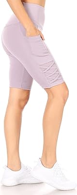 High -waisted yoga biker pants for women, compression, belly control, with pockets.. DIAYTAR NIGERIA: Revolutionizing accessibility to quality products at budget-friendly prices across Nigeria.