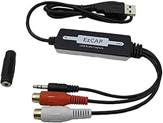 USB Ez Cap Audio Cassette Record to CD/MP3 Converter MP3 WMA WAVE Edition with 3.5 mm audio input.. DIAYTAR NIGERIA: Where countless products meet affordable prices and reliable nationwide shipping.