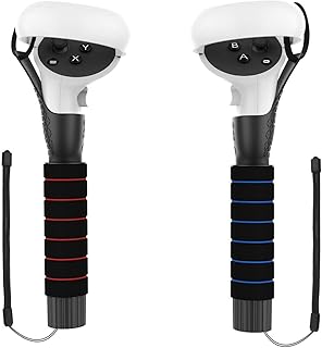 Double game console extension handles for a comfortable grip for Oculus Quest / Quest 2 / Rift S controllers for Pit Saber games, compatible with the Quest 2 Accessories.. Experience the future of online shopping with DIAYTAR NIGERIA's extensive product range and competitive pricing.