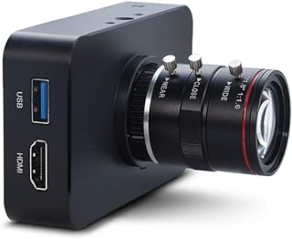 Camera Mocoz 12MP HDMI 1080P USB HD for educational broadcasting and 4K recording at 30FPS in the C/CS-Mount industry with manual zoom lens 6-12 mm without distortion.. Shop smart with DIAYTAR NIGERIA's vast selection and enjoy affordable shipping in just 5-8 days.