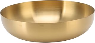 Mixing bowl, thick multifunction salad bowl easy to clean, golden noodle bowl for restaurant kitchen.. Your trusted shopping partner, DIAYTAR NIGERIA offers extensive selection with quick delivery options.