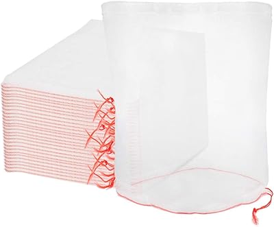 Fruit fruit protection bags, nylon mesh fruit bags with tightening cords to prevent insects, birds and squirrels, 6 "x 10" fruit bags for garden orchards, protect fruits and vegetables (50 pieces).. Shop with confidence at DIAYTAR NIGERIA, where affordability meets reliability in less than 8 days.