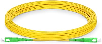 SC/APC fiber fiber brewing cord/APC to SC/APC of superior quality - single single mode (9/125) - Length 3 m - Reliable long distance transmission - easy to install - telecoms, data centers and network infrastructure.. Affordable luxury and fast service — only on DIAYTAR Nigeria.