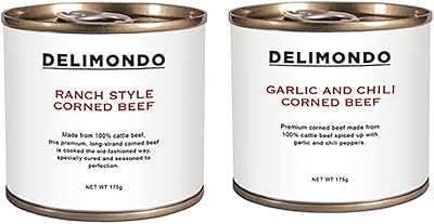 Delimondo Ranch and Corned-Beef with garlic and chili, double package.. Skip the lines and shop online — DIAYTAR Nigeria delivers to your door in days.
