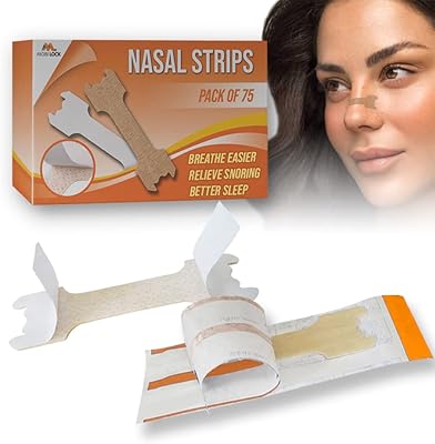Anti -Ronflement's nasal strip - Package of 75 solutions against snoring for women and men - reduces the snoring of the nose, promotes the relief of congestion - flexible adhesive without danger for the skin, leaves no glue - by mobi lock (wide).. Discover why millions choose DIAYTAR for affordable online shopping with delivery in just 5-8 days.