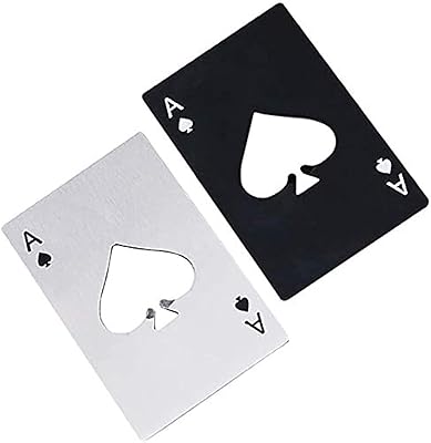 Pengpen ace of spades customary steel stainless steel size wallet (pack of 2.. DIAYTAR NIGERIA: Where every search yields affordable results delivered promptly to your door.