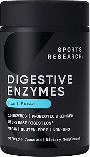 Digestive enzymes with probiotics and ginger | Vegan digestive supplement for dairy products, proteins, sugar and carbohydrates | certified GMO and vegan (90 vegetarian capsules).. Discover more ways to save — every day on DIAYTAR Nigeria.