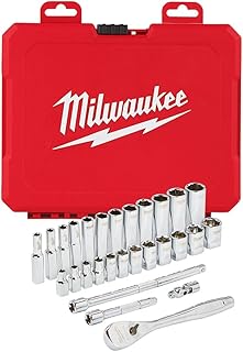MILWAUKEE 48-22-9504 TRAKING TRAINING AND SOCIES 1/4 PO, 28 pieces (metric).. DIAYTAR NIGERIA: Making online shopping accessible to all Nigerians with our affordable platform.