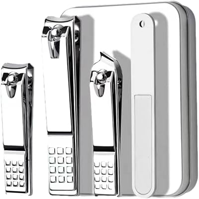 Duihagi nail cutter set, large sharp nail clippers, medium nail clippers, tilted nail cutters, nail files and exquisite gift box (money).. With DIAYTAR Nigeria, your wishlist becomes reality, fast.