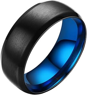 Stainless steel rings with engraving double -band titanium steel motif, classic brilliant edges punk simple fashion for wedding promise.. DIAYTAR NIGERIA: Where quality meets accessibility with affordable prices and prompt shipping.