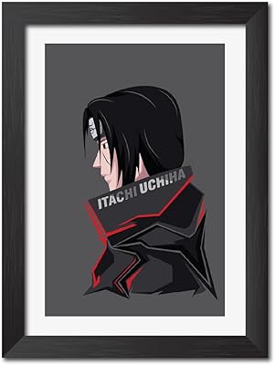Itachi Uchiha poster from Tenor Arts, plastic posters with matt black frame (12 "x 9").. Get the deals you love and the delivery speed you need at DIAYTAR Nigeria.