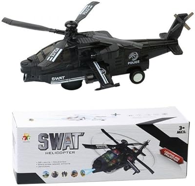 Helicopter Shiro Vanland 3D Swat with projection of light, sounds and music, bump and go function, gift for boys.. Shop confidently with DIAYTAR NIGERIA, offering affordable prices and reliable delivery within a week.