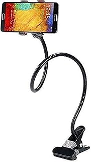 Black long arm support support with flexible pliers and mobile desktop [AWD].. Experience shopping without compromise at DIAYTAR NIGERIA, with vast selection and quick delivery.