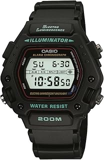 Classic sports watch for men dw290-1v, black, dw-290-1v, black, dw-290-1v, black.. DIAYTAR NIGERIA: Your trusted e-commerce partner with extensive product choices and affordable delivery.