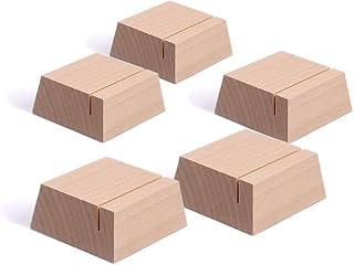Unicooo elegant birch wood support, 10 pieces for wedding table carriers, photo display, small | For event decoration, retail store, restaurant, coffee menu, business card, business card, 10 rooms.. Shop from our extensive catalog at DIAYTAR NIGERIA and enjoy doorstep delivery in just 5-8 days.