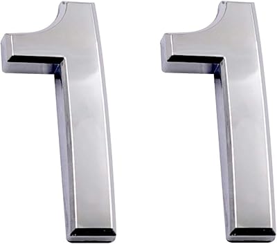 3 -inch adhesive house numbers, mailbox numbers, street door numbers, sticker address panels for apartments, silver double number.. DIAYTAR NIGERIA brings satisfaction with every purchase through affordable prices and prompt shipping.