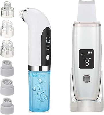 Lux skin cleaning spatula, pore cleaner for black dots with 4 models, black dots dissolving, rechargeable comedy vacuum cleaner for black dots highlights.. DIAYTAR NIGERIA: Your trusted e-commerce partner with extensive product choices and affordable delivery.